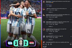 世界杯官号下球迷热议：直接宣布决赛法国vs阿根廷吧 比赛被操纵